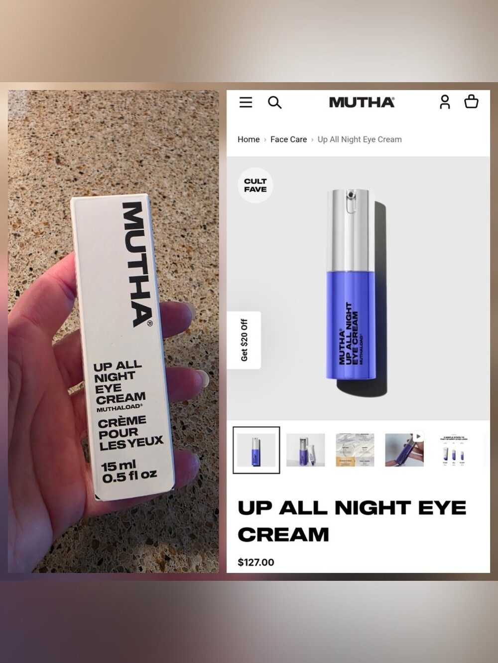 Motha Up All Night Eye Cream
